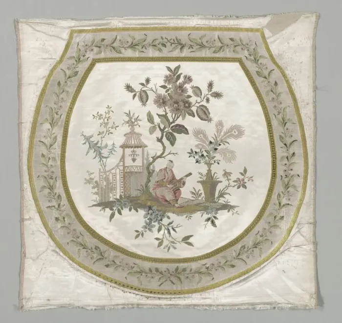 Framed Print : Upholstery for a Chair Seat, c. 1743-1774. Creator: Philippe de Lasalle (French, 1723-1805) Framed Print : Upholstery for a Chair Seat, c. 1743-1774. Creator: Philippe de Lasalle (French, 1723-1805)