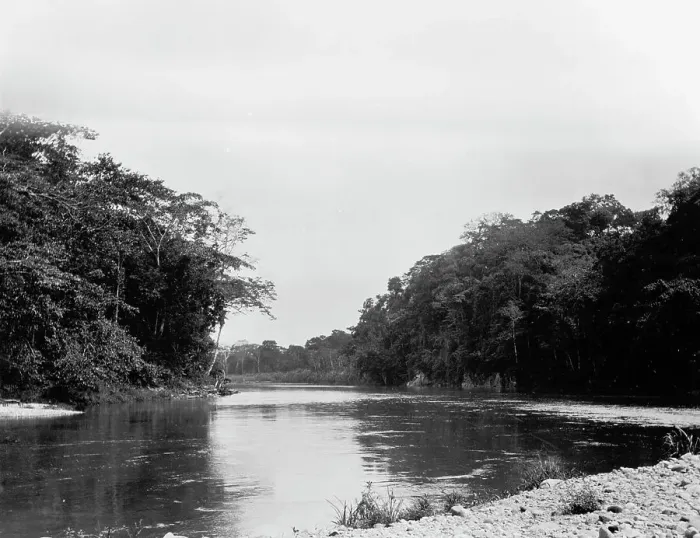 Framed Print : Upper Chagres River, Panama, c.between 1910 and 1920. Creator: Unknown Framed Print : Upper Chagres River, Panama, c.between 1910 and 1920. Creator: Unknown
