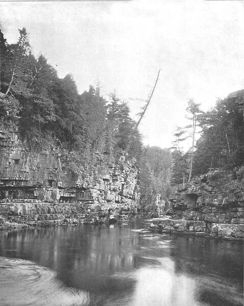 Upper End of the Ausable Chasm, Adirondacks, New York State, USA, c1900. Creator: Unknown