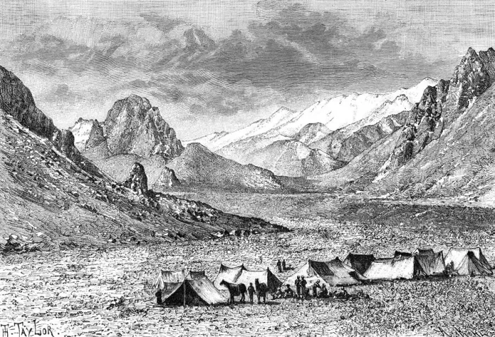 Framed Print : Upper Kara-Kash valley, c1890 Framed Print : Upper Kara-Kash valley, c1890