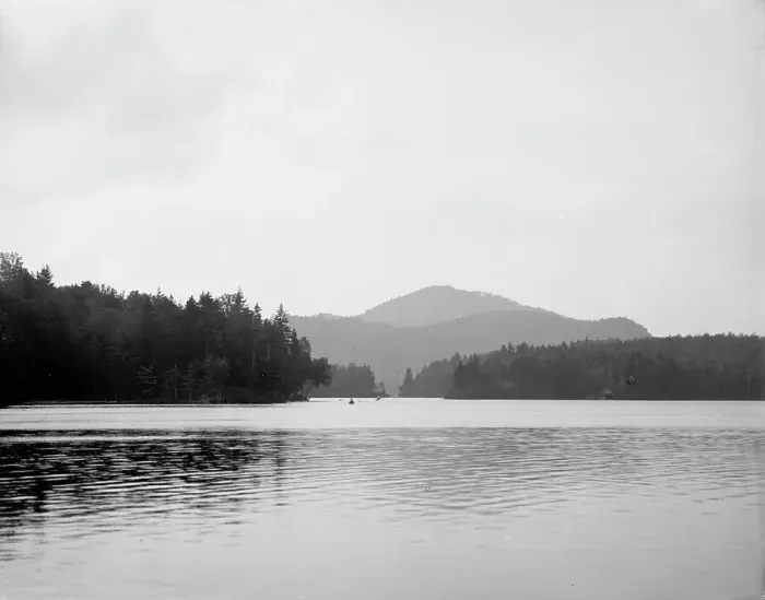 Framed Print : Upper Loon Lake, Adirondack Mts. N.Y. between 1900 and 1910. Creator: Unknown Framed Print : Upper Loon Lake, Adirondack Mts. N.Y. between 1900 and 1910. Creator: Unknown