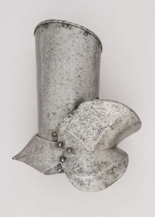 Framed Print : Upper Right Arm Defense (Vambrace) and Elbow Defense (Couter), Italian, Milan, ca