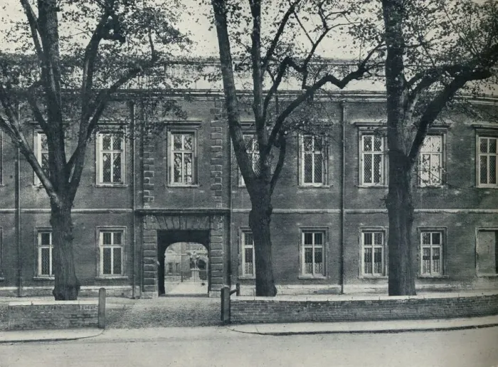 Framed Print : Upper School, Looking Through Into School Yard, 1926 Framed Print : Upper School, Looking Through Into School Yard, 1926