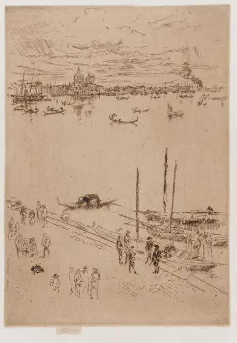 Framed Print : Upright Venice, 1879-1880. Creator: James Abbott McNeill Whistler Framed Print : Upright Venice, 1879-1880. Creator: James Abbott McNeill Whistler