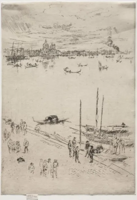 Framed Print : Upright Venice. Creator: James McNeill Whistler (American, 1834-1903) Framed Print : Upright Venice. Creator: James McNeill Whistler (American, 1834-1903)