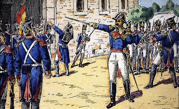 Uprising of Cabezas de San Juan (1 January 1820), military uprising with Colonel