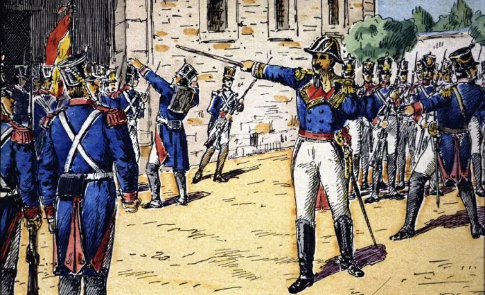 Framed Print : Uprising of Cabezas de San Juan (1 January 1820), military uprising with Colonel Framed Print : Uprising of Cabezas de San Juan (1 January 1820), military uprising with Colonel