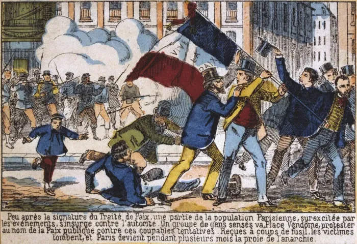 Framed Print : Uprising leading to the establishment of the Paris Commune, 1871 Framed Print : Uprising leading to the establishment of the Paris Commune, 1871