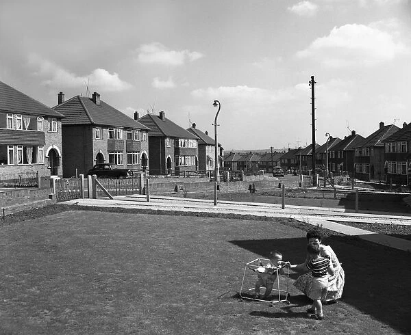 Urban regeneration, Cresswell Estate, Swinton, South Yorkshire, 1963
