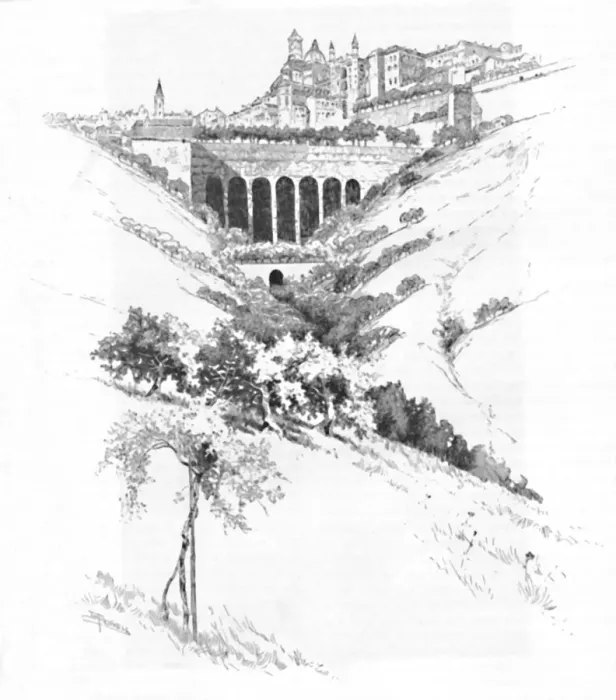Framed Print : Urbino, 1886. Artist: Joseph Pennell Framed Print : Urbino, 1886. Artist: Joseph Pennell