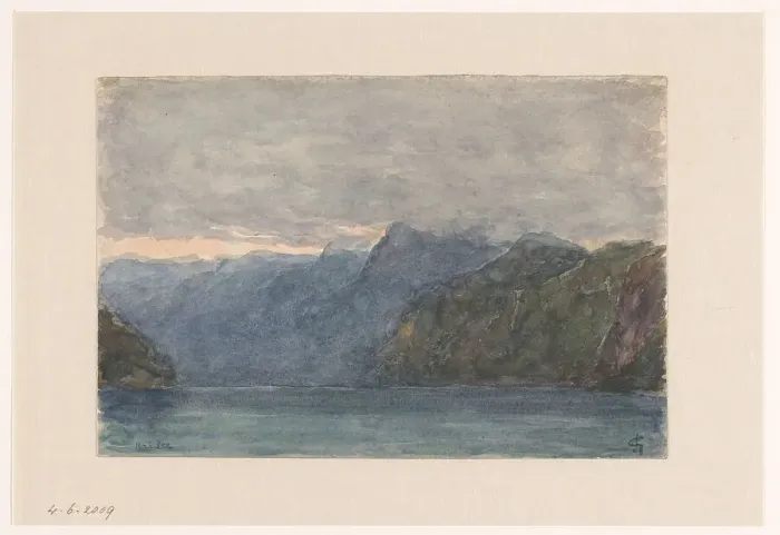 Framed Print : Uri Sea, c.1851-c.1924. Creator: Carel Nicolaas Storm Framed Print : Uri Sea, c.1851-c.1924. Creator: Carel Nicolaas Storm
