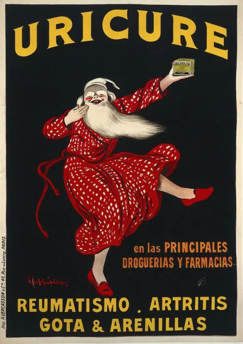 Framed Print : Uricure, c. 1910. Creator: Cappiello, Leonetto (1875-1942) Framed Print : Uricure, c. 1910. Creator: Cappiello, Leonetto (1875-1942)