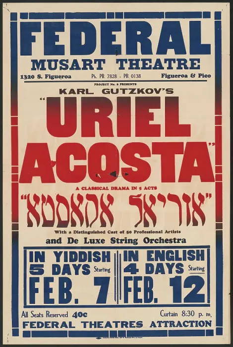 Framed Print : Uriel Acosta, [193-]. Creator: Unknown