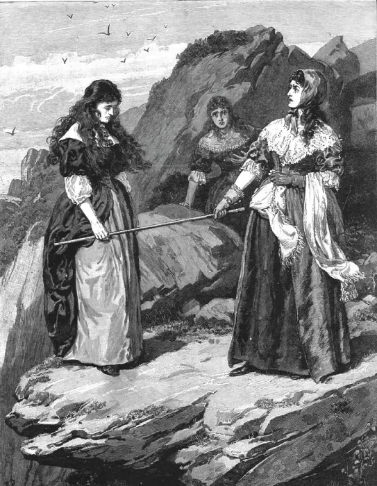 Framed Print : Urith: A Tale of Dartmoor, By S. Baring Gould, M. A.; I will thrust, and do thou ! and see whic Creator: Frank Dadd. Urith: A Tale of Dartmoor, By S. Baring Gould, M Framed Print : Urith: A Tale of Dartmoor, By S. Baring Gould, M. A.; I will thrust, and do thou ! and see whic Creator: Frank Dadd. Urith: A Tale of Dartmoor, By S. Baring Gould, M