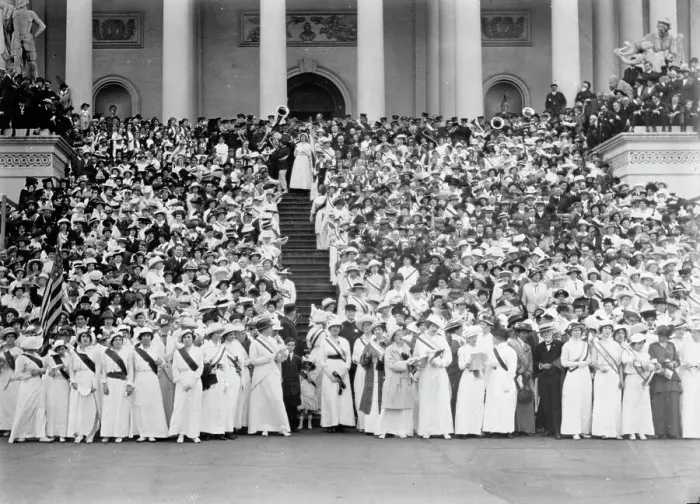 Framed Print : U.S. Capitol - Visitors, Etc. Woman Suffrage, 1914. Creator: Harris & Ewing. U.S. Capitol - Visitors, Etc. Woman Suffrage, 1914. Creator: Harris & Ewing Framed Print : U.S. Capitol - Visitors, Etc. Woman Suffrage, 1914. Creator: Harris & Ewing. U.S. Capitol - Visitors, Etc. Woman Suffrage, 1914. Creator: Harris & Ewing