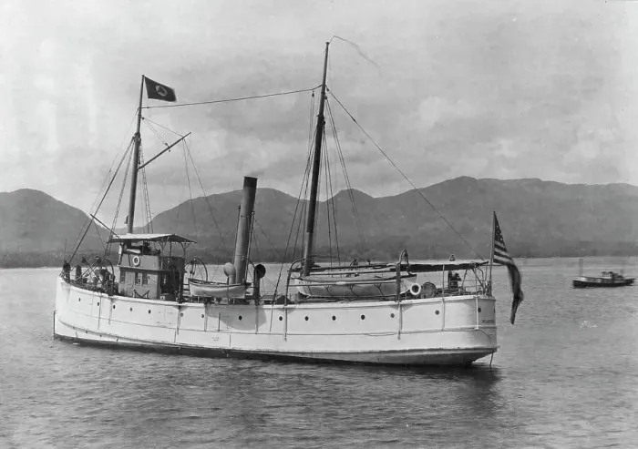 Framed Print : U.S. Coast and Geodetic Survey steamer, McArthur, between c1900 and 1927. Creator: Unknown Framed Print : U.S. Coast and Geodetic Survey steamer, McArthur, between c1900 and 1927. Creator: Unknown