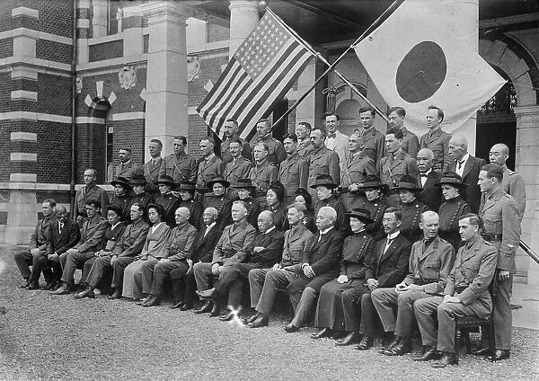 U.S. doctors & nurses in Japan, 1917. Creator: Bain News Service. U.S. doctors & nurses in Japan, 1917. Creator: Bain News Service