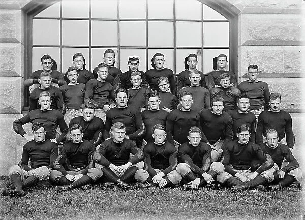 U.S. Naval Academy Football Team, 1911. Creator: Harris & Ewing. U.S. Naval Academy Football Team, 1911. Creator: Harris & Ewing