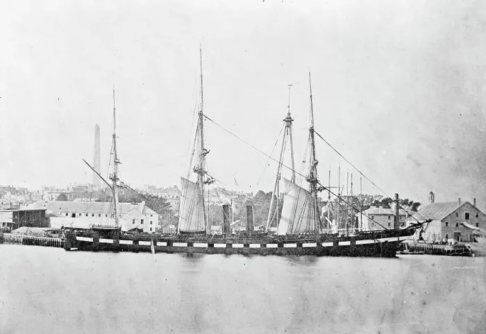 Framed Print : U.S. Navy - Unidentified Ship, with Auxilliary Steam Power At Boston Navy Yard, 1911. Creator: Harris & Ewing. U.S. Navy - Unidentified Ship, with Auxilliary Steam Power At Boston Navy Yard, 1911. Creator: Harris & Ewing Framed Print : U.S. Navy - Unidentified Ship, with Auxilliary Steam Power At Boston Navy Yard, 1911. Creator: Harris & Ewing. U.S. Navy - Unidentified Ship, with Auxilliary Steam Power At Boston Navy Yard, 1911. Creator: Harris & Ewing