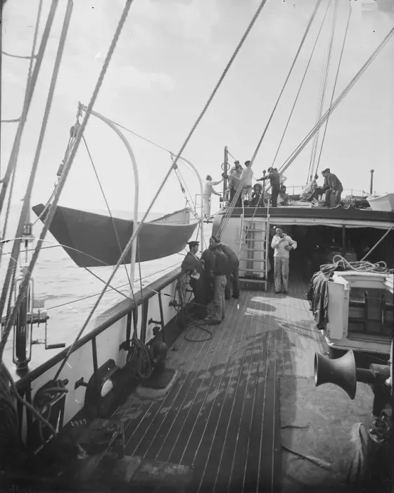 Framed Print : USFC Steamer Albatross'Survey of Fishing Banks from Newport to Newfoundland Framed Print : USFC Steamer Albatross'Survey of Fishing Banks from Newport to Newfoundland