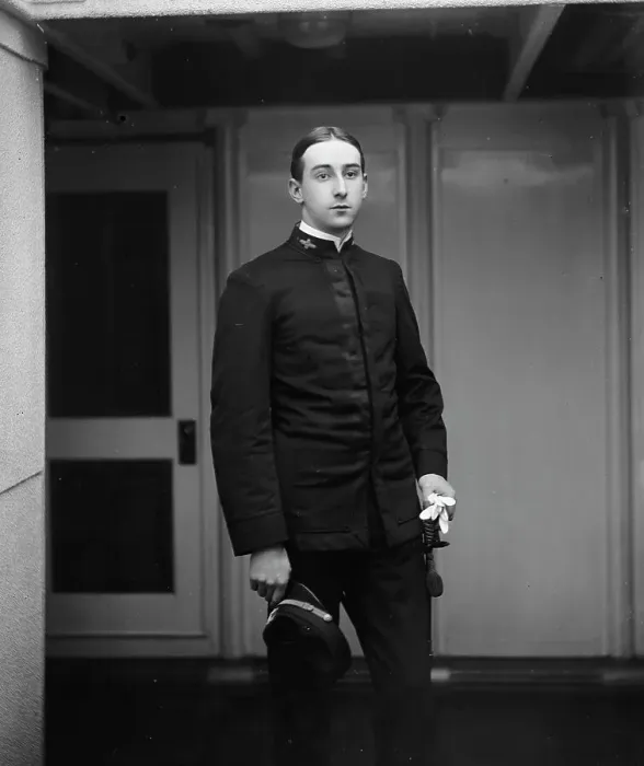 Framed Print : U.S.S. Brooklyn, Asst. Engineer Liefer, between 1896 and 1899. Creator: Unknown