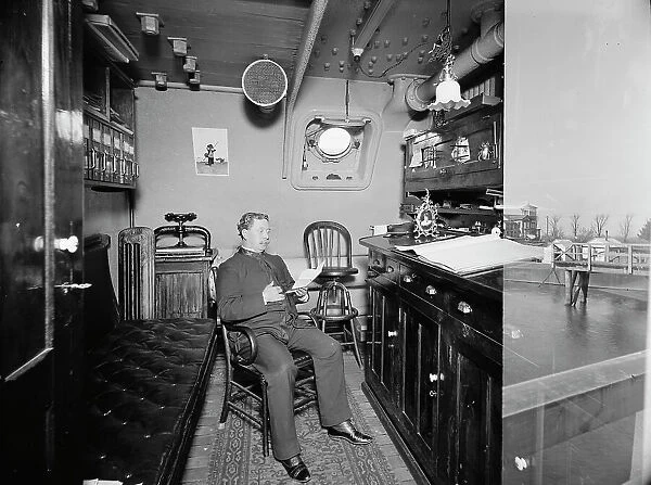 U.S.S. Brooklyn, pay clerk Ramsey, between 1896 and 1899. Creator: Unknown