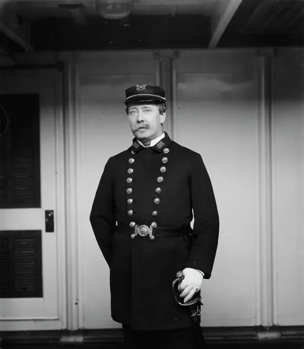 Framed Print : U.S.S. Brooklyn, pay clerk Ramsey, between 1896 and 1899. Creator: Unknown Framed Print : U.S.S. Brooklyn, pay clerk Ramsey, between 1896 and 1899. Creator: Unknown