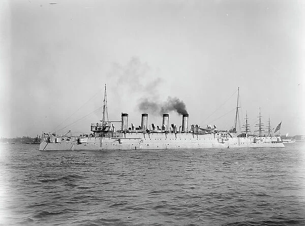 U.S.S. Columbia, between 1894 and 1901. Creator: Unknown