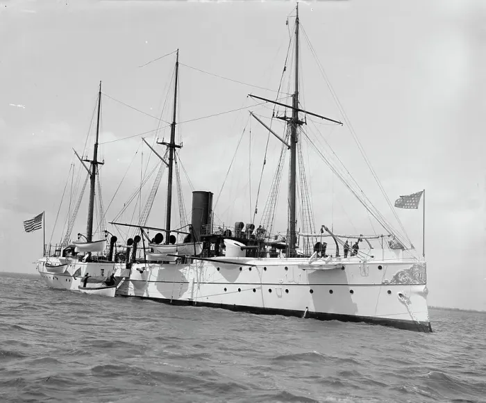 Framed Print : U.S.S. Concord, between 1891 and 1901. Creator: Unknown Framed Print : U.S.S. Concord, between 1891 and 1901. Creator: Unknown