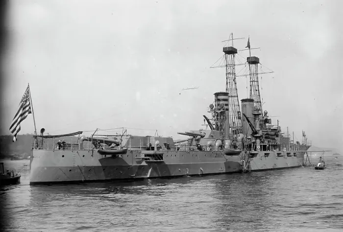 Framed Print : USS Delaware, between c1910 and c1915. Creator: Bain News Service Framed Print : USS Delaware, between c1910 and c1915. Creator: Bain News Service
