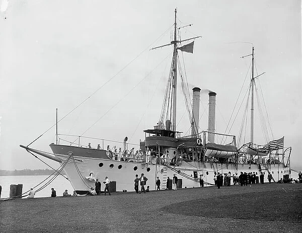 U.S.S. Dubuque, between 1900 and 1905. Creator: Unknown