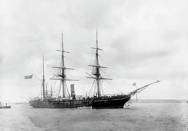 U.S.S. Enterprise, between 1890 and 1901. Creator: Unknown