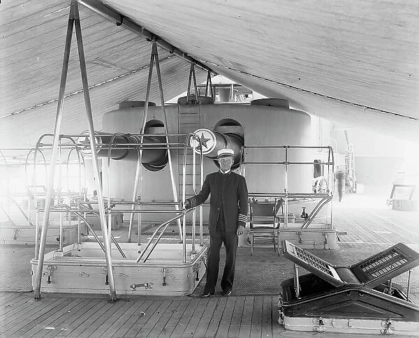 U.S.S. Iowa, Capt. Evans, 1898. Creator: William H. Jackson