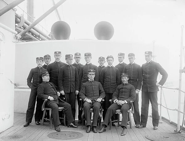 U.S.S. Maine, junior officers, 1896. Creator: Unknown