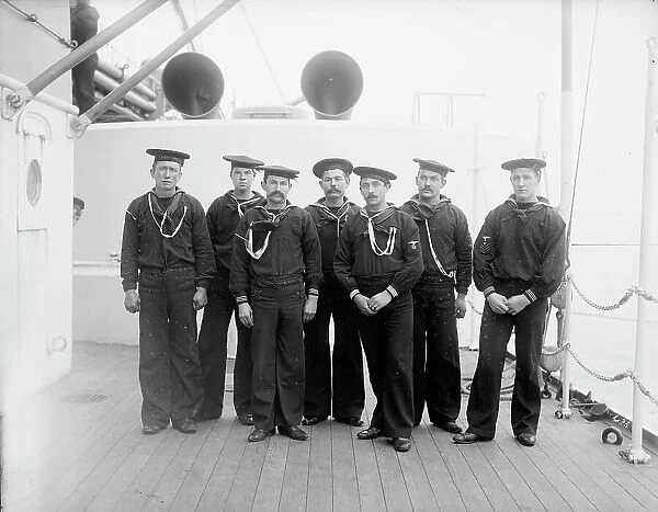 U.S.S. Maine, petty officers, 1896. Creator: Unknown