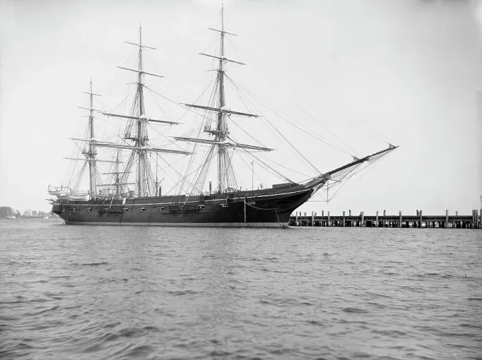 Framed Print : U.S.S. Monongahela, between 1890 and 1901. Creator: Unknown Framed Print : U.S.S. Monongahela, between 1890 and 1901. Creator: Unknown