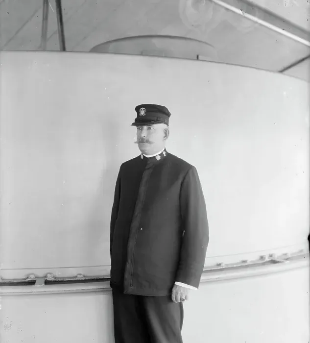Framed Print : U.S.S. New York, Chaplain Royce, between 1893 and 1901. Creator: William H. Jackson Framed Print : U.S.S. New York, Chaplain Royce, between 1893 and 1901. Creator: William H. Jackson