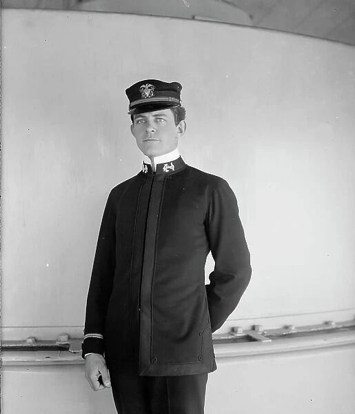 U.S.S. New York, Ensign Castleman, between 1893 and 1901. Creator: William H. Jackson