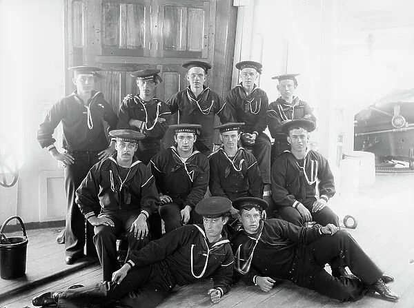 U.S.S. Newark, apprentices, between 1891 and 1901. Creator: Unknown