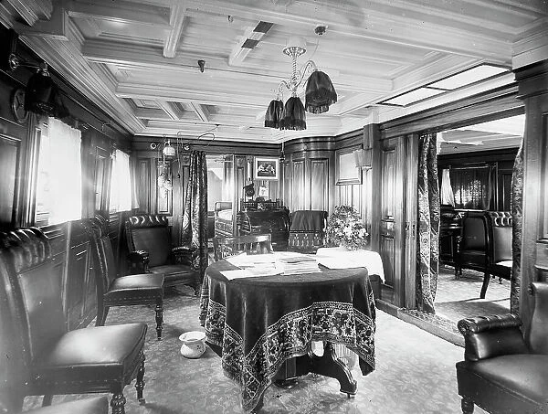 U.S.S. Newark, the cabin, between 1891 and 1901. Creator: William H. Jackson