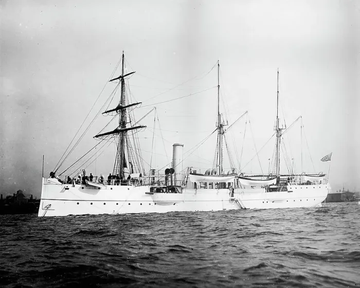 Framed Print : U.S.S. Petrel, between 1889 and 1901. Creator: Unknown Framed Print : U.S.S. Petrel, between 1889 and 1901. Creator: Unknown