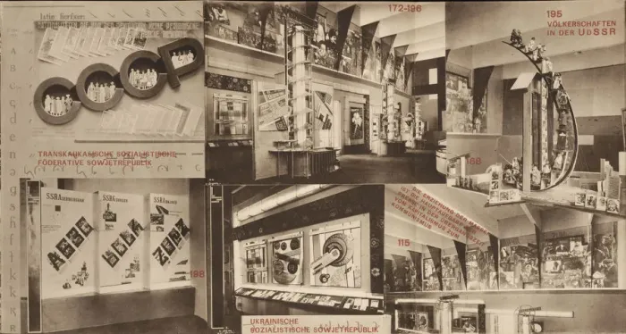 Framed Print : USSR. Catalogue of the Soviet pavilion at the International Press Exhibition, Cologne, 1928. Artist: Lissitzky, El (1890-1941) Framed Print : USSR. Catalogue of the Soviet pavilion at the International Press Exhibition, Cologne, 1928. Artist: Lissitzky, El (1890-1941)
