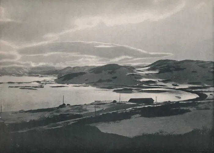 Framed Print : Ustevand, Bergenbanen, 1914. Creator: Unknown Framed Print : Ustevand, Bergenbanen, 1914. Creator: Unknown
