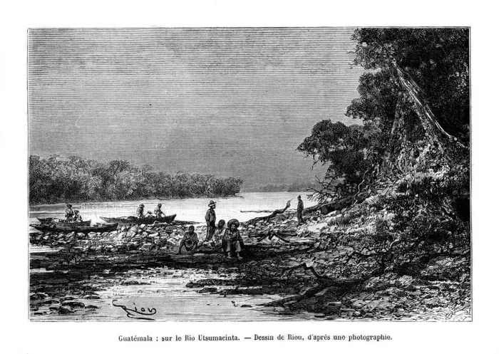 Framed Print : The Usumacinta River, southeastern Mexico and northwestern Guatemala, 19th century Framed Print : The Usumacinta River, southeastern Mexico and northwestern Guatemala, 19th century