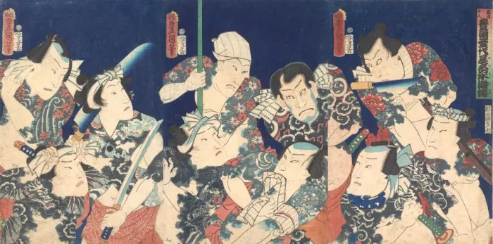 Framed Print : Utagawas Lifetime Masterpiece, from the Japanese version of the Shuihu Zhuan