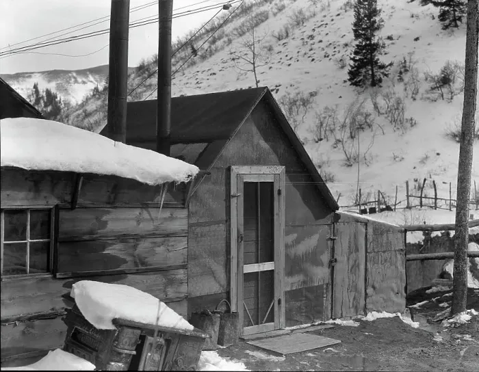 Framed Print : Utah coal miner's house, Consumers, near Price, Utah, 1936. Creator: Dorothea Lange Framed Print : Utah coal miner's house, Consumers, near Price, Utah, 1936. Creator: Dorothea Lange
