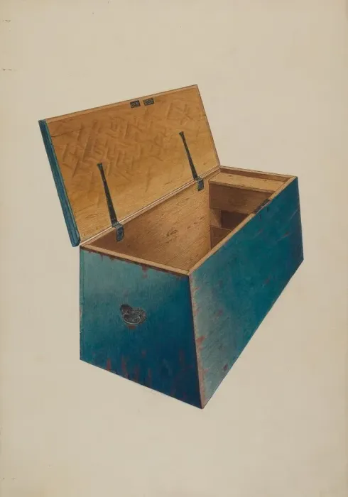 Framed Print : Utility Chest, 1937. Creator: Albert Ryder Framed Print : Utility Chest, 1937. Creator: Albert Ryder