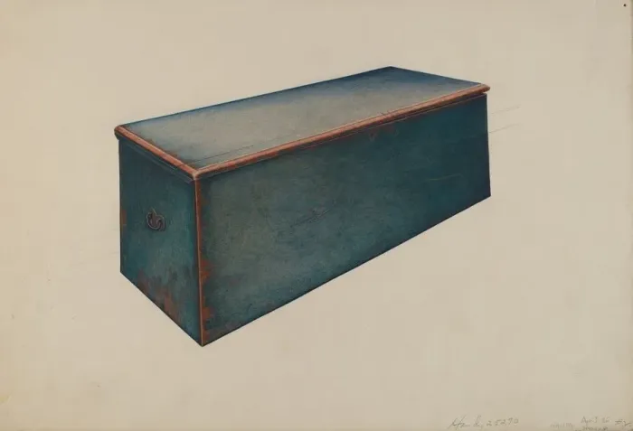 Framed Print : Utility Chest, c. 1937. Creator: Dorothy Handy Framed Print : Utility Chest, c. 1937. Creator: Dorothy Handy