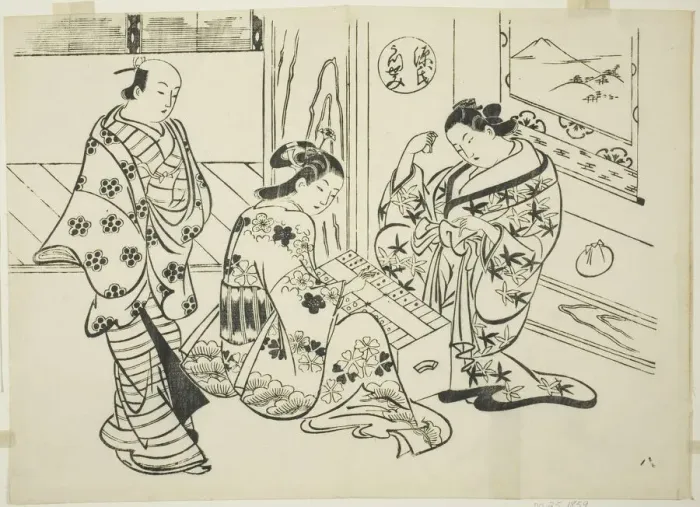 Framed Print : The Utsusemi Chapter from The Tale of Genji'(Genji Utsusemi) Framed Print : The Utsusemi Chapter from The Tale of Genji'(Genji Utsusemi)