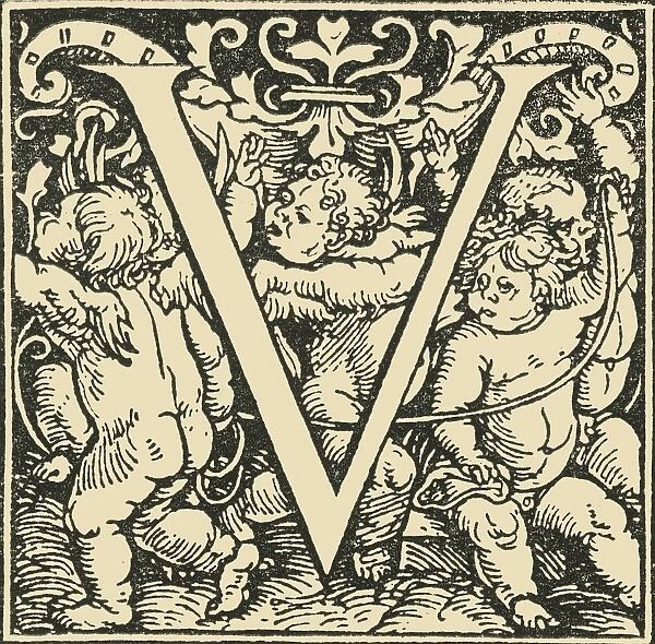 V - An Alphabet by Hans Weiditz, c1520-1521, (1908). Creator: Hans Weiditz